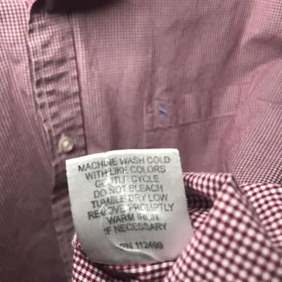 Tailorbyrd 1930 Collection Gingham Check Button Down Shirt Large Short Sleeve - Picture 5 of 11